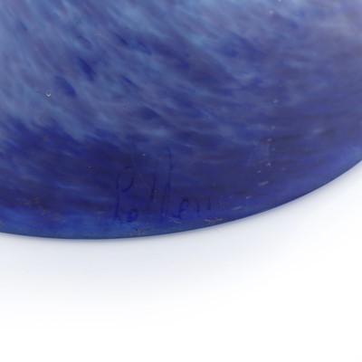 Lot 112 - A Le Verre Français glass lamp