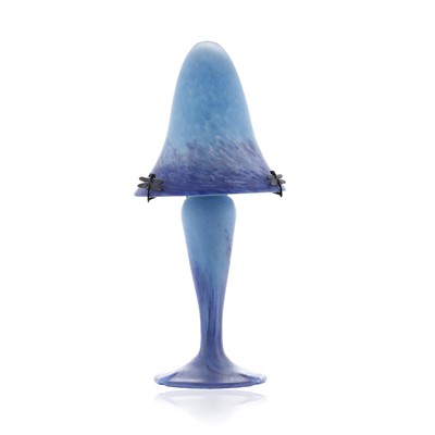 Lot 112A - A Le Verre Français glass lamp