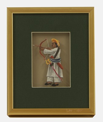 Lot 265 - Five Indian paintings of characters and trades
