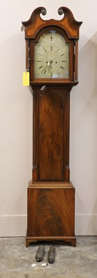 Lot 205 - A George III Scottish mahogany longcase clock