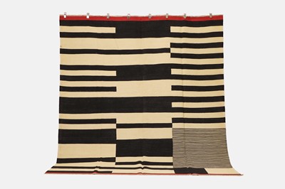 Lot 511 - A flat-weave wool carpet of Bauhaus design