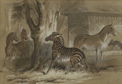 Lot 399 - Louis Vincent Fouquet (French, 1803-1869)