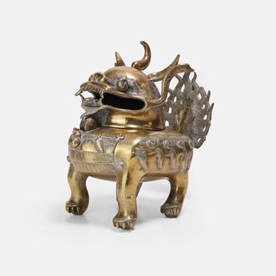 Lot 139 - A Chinese bronze incense burner
