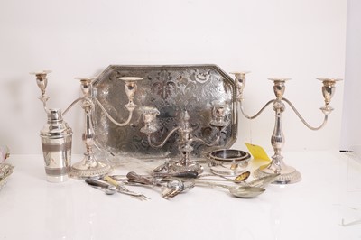 Lot 5 - A collection of silver-plated items
