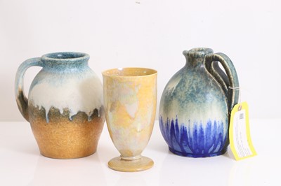 Lot 110 - Two Ruskin Pottery jugs