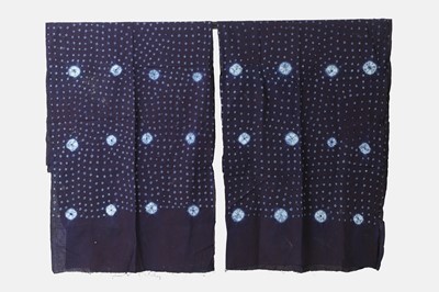 Lot 293 - Two Yoruba adire eleso indigo cloths