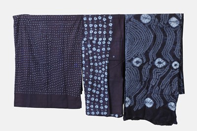 Lot 295 - Three Yoruba adire eleso cloths