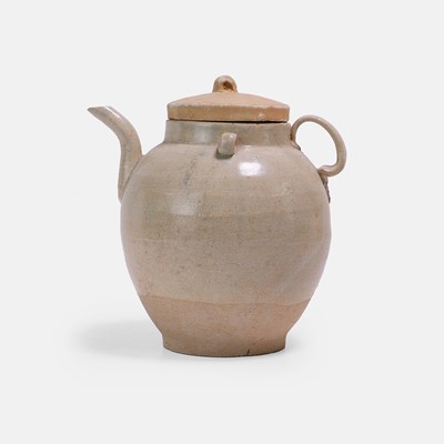 Lot 6 - A Chinese stoneware ewer