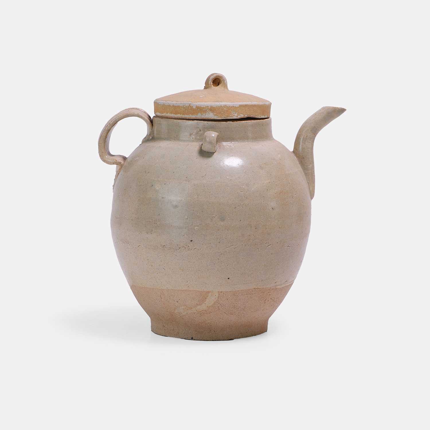 Lot 6 - A Chinese stoneware ewer