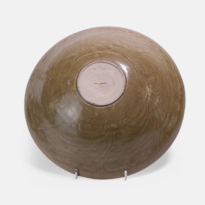 Lot 10 - A large Chinese celadon bowl