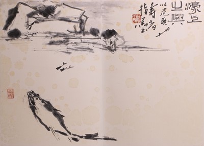 Lot 200 - Four Chinese gouache paintings