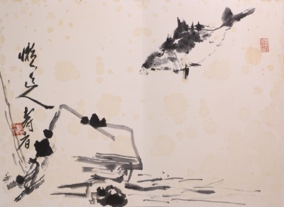Lot 200 - Four Chinese gouache paintings