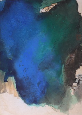 Lot 214 - A Chinese gouache painting