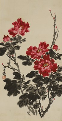 Lot 103 - A Chinese gouache painting