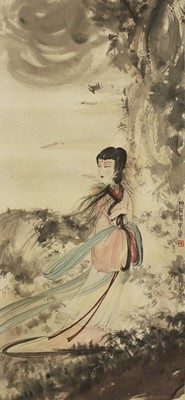 Lot 75 - A Chinese hanging scroll