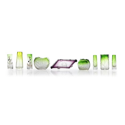 Lot 116 - A collection of Moser glass items
