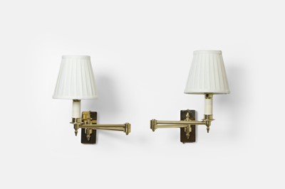 Lot 286 - A pair of bedside wall lights by Charles Edwards