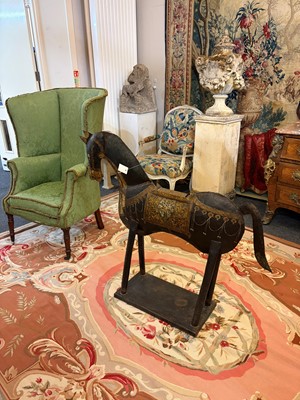 Lot 137 - An iron Hispano-Moresque horse