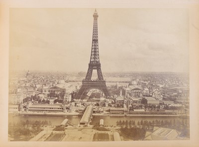 Lot 279 - A Photograph album c.1890, with over 140 photographs, France, including Paris