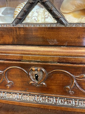 Lot 61 - A George III-style mahogany bookcase
