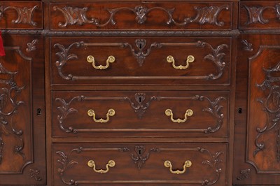 Lot 61 - A George III-style mahogany bookcase