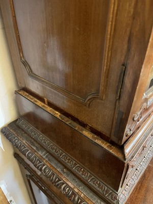 Lot 61 - A George III-style mahogany bookcase