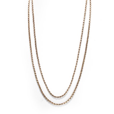 Lot 224 - An early 20th century guard chain