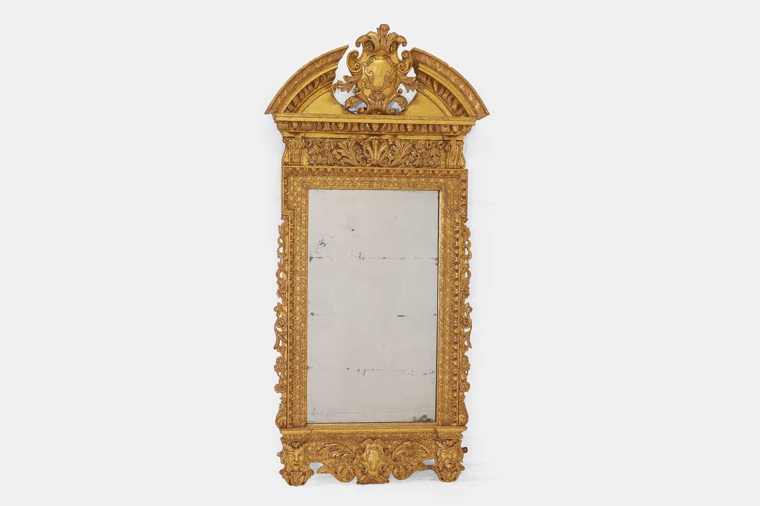 Lot 80 - A George II-style giltwood pier mirror