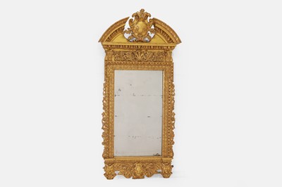 Lot 80 - A George II-style giltwood pier mirror
