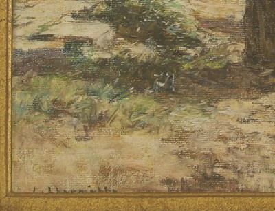 Lot 109 - Léon Augustin Lhermitte (French, 1844-1925)