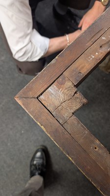 Lot 9 - A George II carved giltwood side table in the manner of William Kent