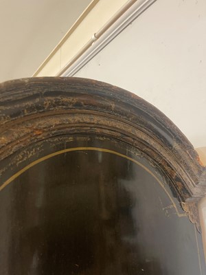Lot 1 - A Queen Anne black-and-gilt japanned cabinet-on-stand