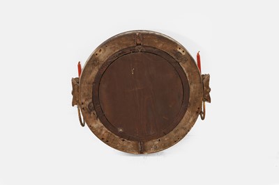 Lot 11 - A small Regency giltwood convex mirror