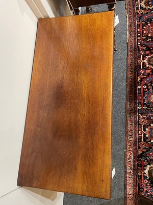 Lot 13 - A George III mahogany card table