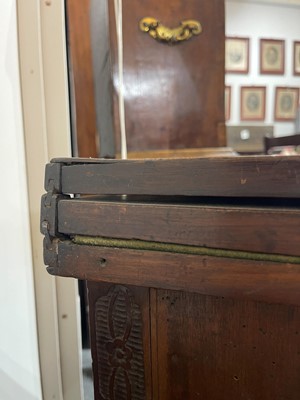Lot 13 - A George III mahogany card table