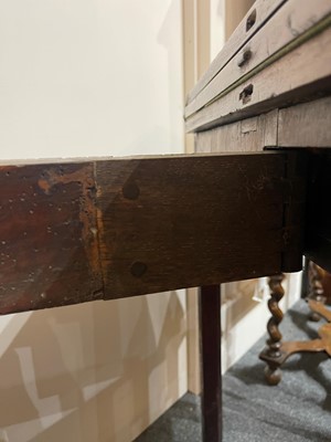 Lot 13 - A George III mahogany card table