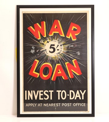 Lot 401A - A 'WAR LOAN' poster