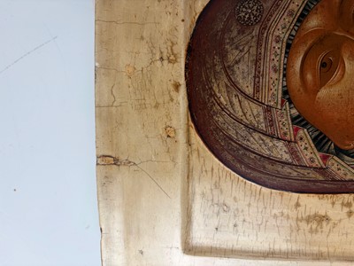 Lot 184 - An icon of the Virgin of Kazan
