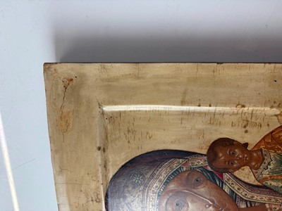 Lot 184 - An icon of the Virgin of Kazan