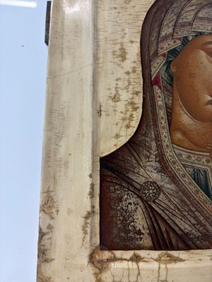 Lot 184 - An icon of the Virgin of Kazan