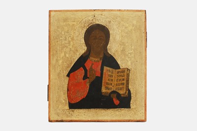 Lot 183 - An icon of the Christ Pantocrator