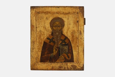 Lot 182 - An icon of St Antipas