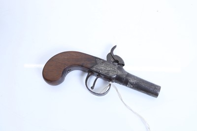 Lot 391A - A percussion pocket pistol
