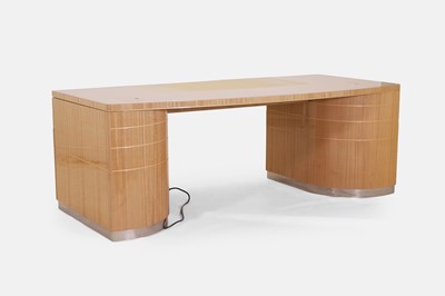 Lot 420 - A David Linley 'Odyssey' pedestal desk