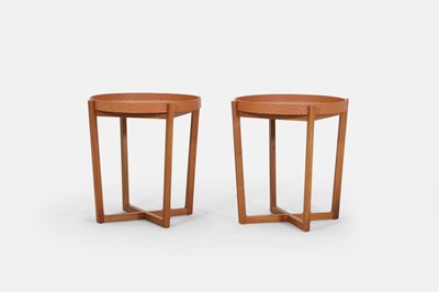 Lot 415 - A pair of David Linley 'Ebury' side tables