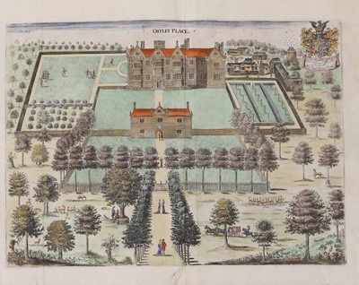 Lot 28 - Chauncy: Six Hertfordshire hand coloured plates