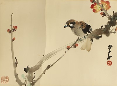 Lot 196 - A Chinese gouache painting