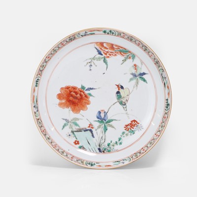 Lot 67 - A Chinese famille verte dish
