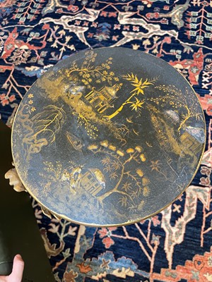Lot 4 - A giltwood side table