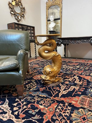 Lot 4 - A giltwood side table